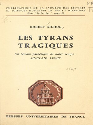 cover image of Les tyrans tragiques
